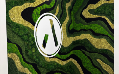 Moss Art for Apartment Complex in Raleigh, NC