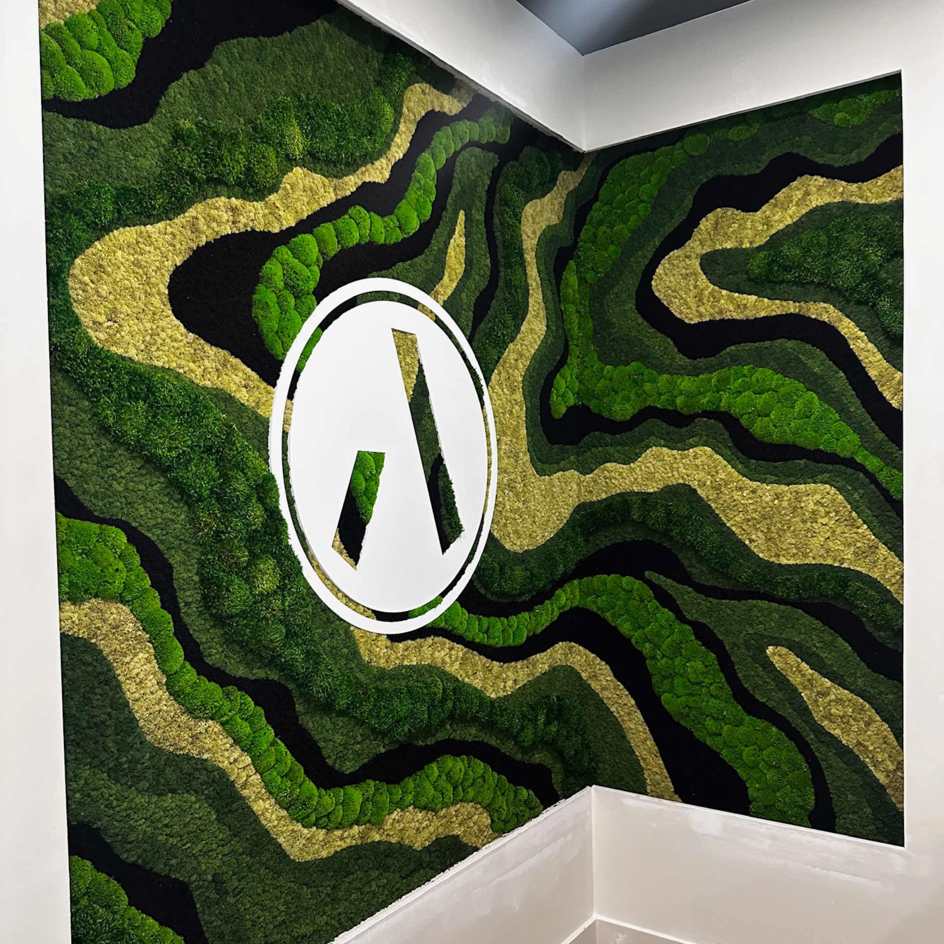 Moss Art for Apartment Complex in Raleigh, NC
