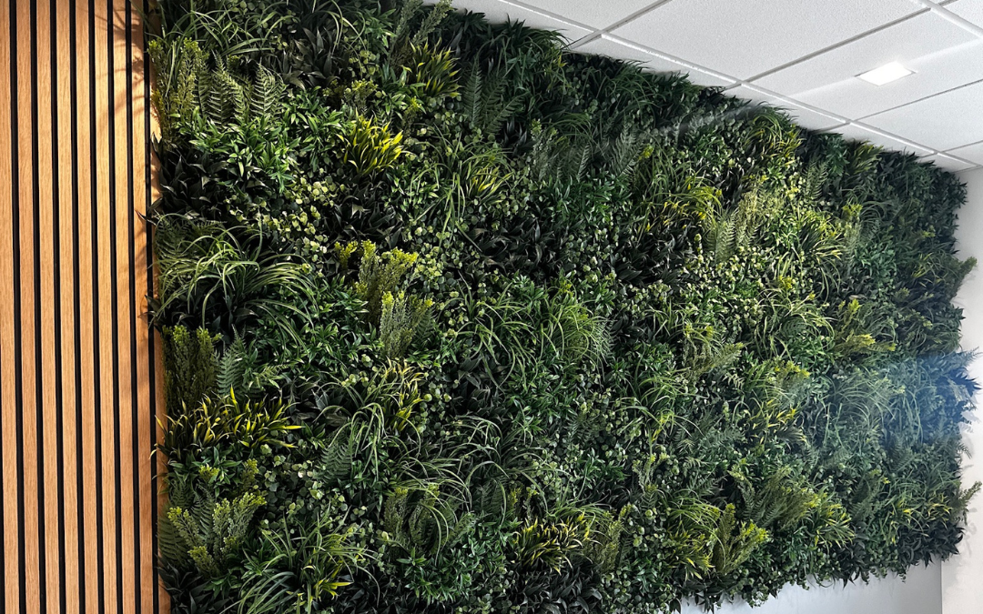 Faux Greenery for Collet Capital in Midtown Charlotte
