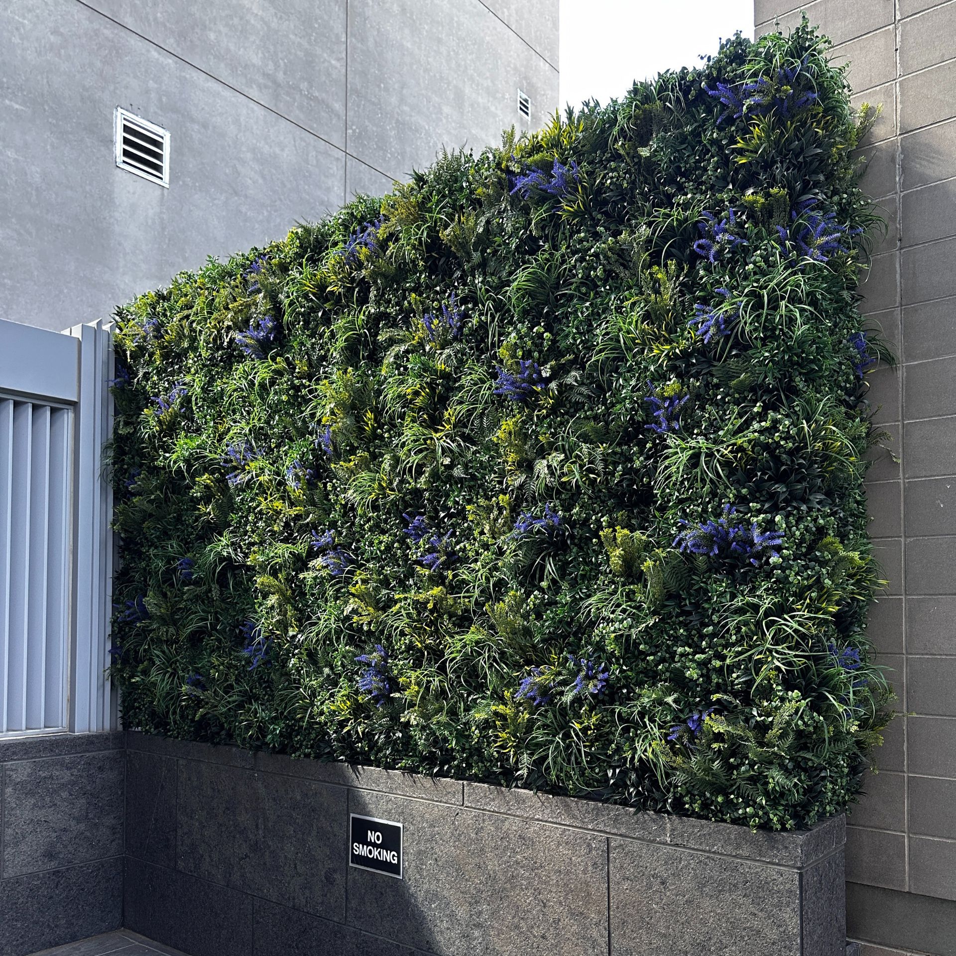 Outdoor Faux Greenery for Truist Bank in Uptown Charlotte